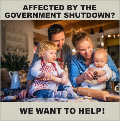 NAFCU Has loans available for Federal Employees Affected by the Government Shutdown